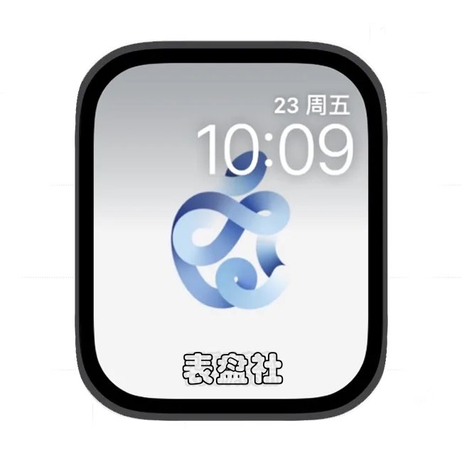 色彩苹果logo苹果手表iwatch壁纸表盘