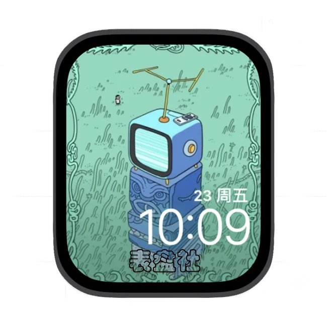 卡通苹果手表iwatch壁纸表盘
