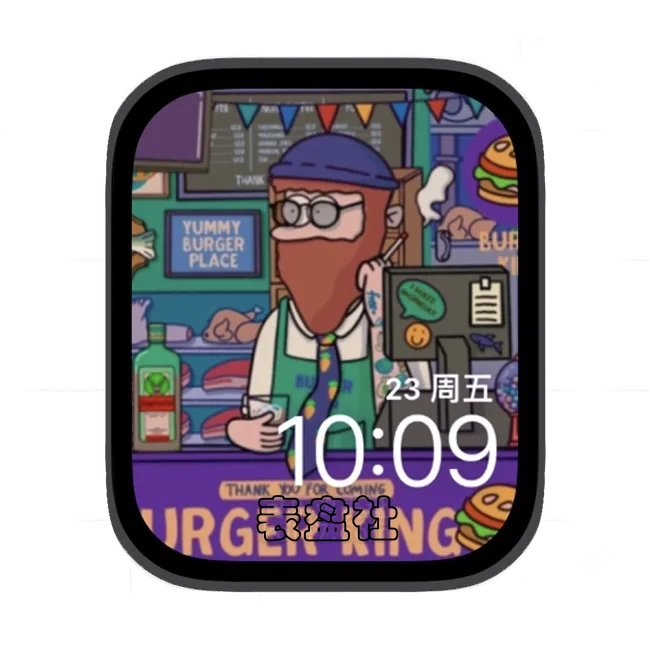 卡通苹果手表iwatch壁纸表盘