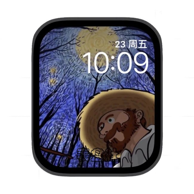 梵高苹果手表iwatch壁纸表盘