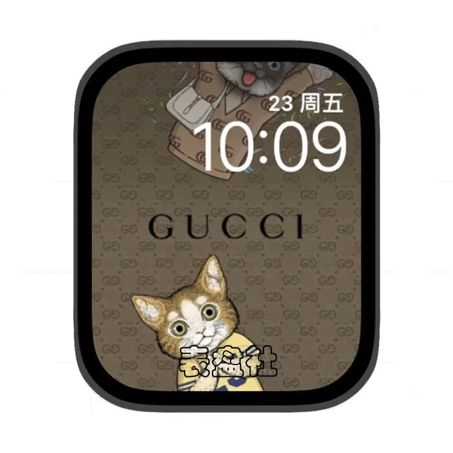 古驰猫苹果手表iwatch壁纸表盘