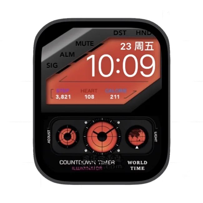 Casio卡西欧苹果手表iwatch壁纸表盘