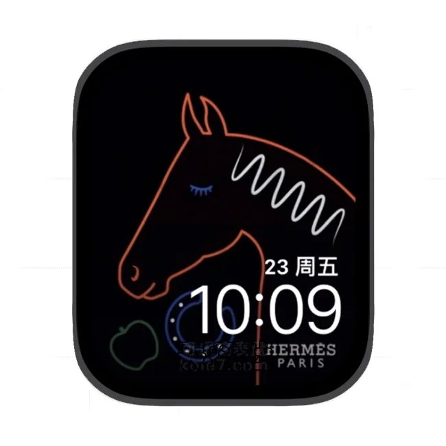 爱马仕幸运马图像苹果手表iwatch壁纸表盘