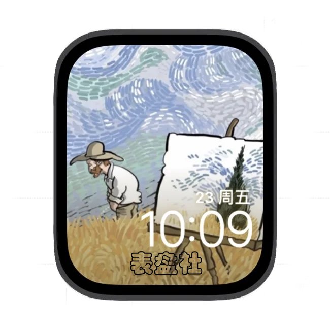梵高苹果手表iwatch壁纸表盘