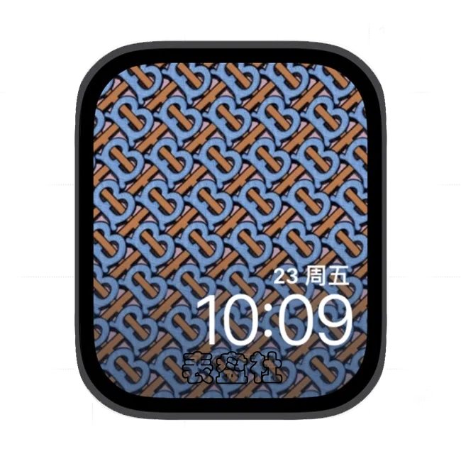 B字网状苹果手表iwatch壁纸表盘