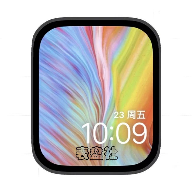色彩苹果手表iwatch壁纸表盘