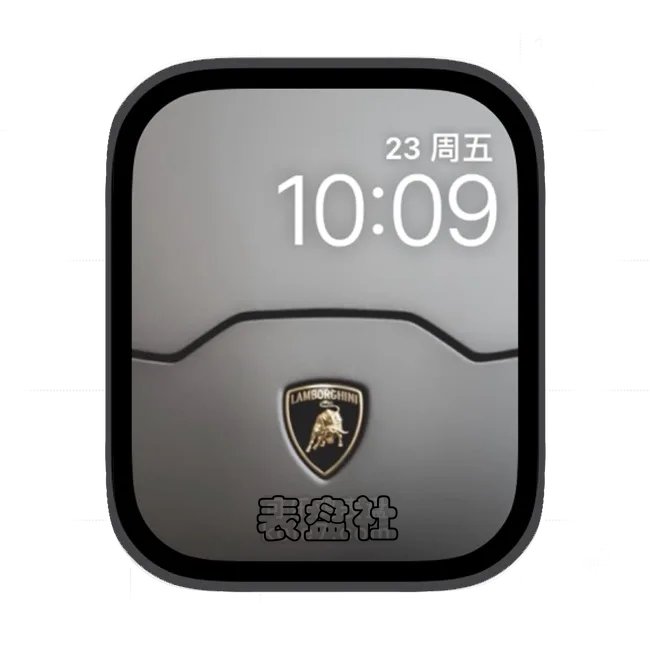 兰博基尼车标苹果手表iwatch壁纸表盘