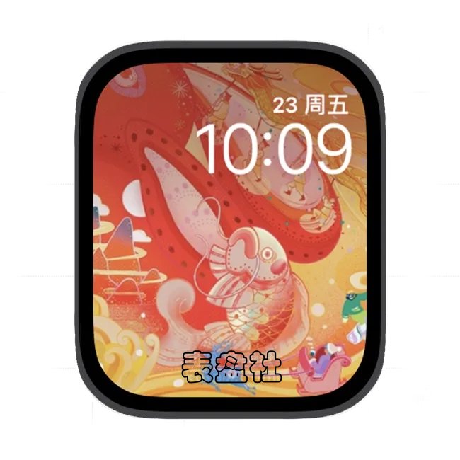 兔年新气象苹果手表iwatch壁纸表盘