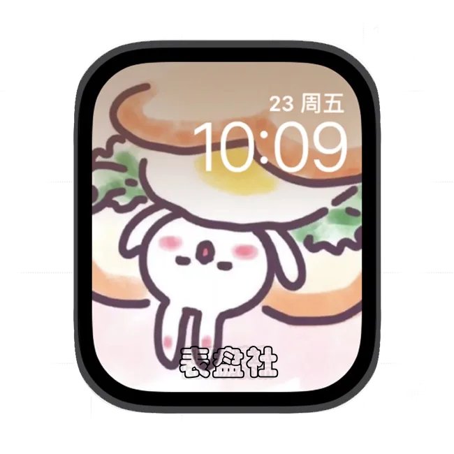 爱睡兔苹果手表iwatch壁纸表盘