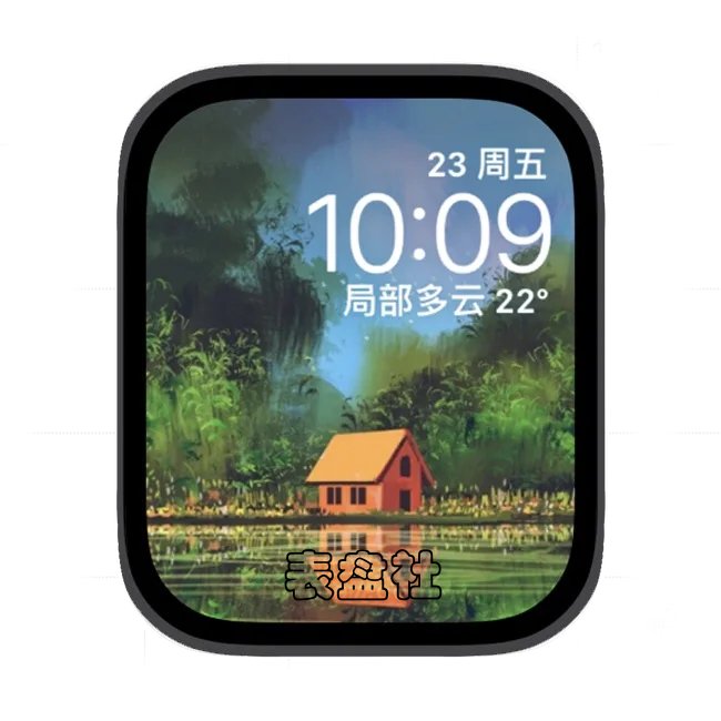 春色满园锦绣苹果手表iwatch壁纸表盘