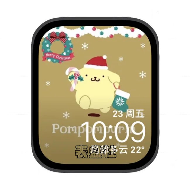 插画苹果手表iwatch壁纸表盘