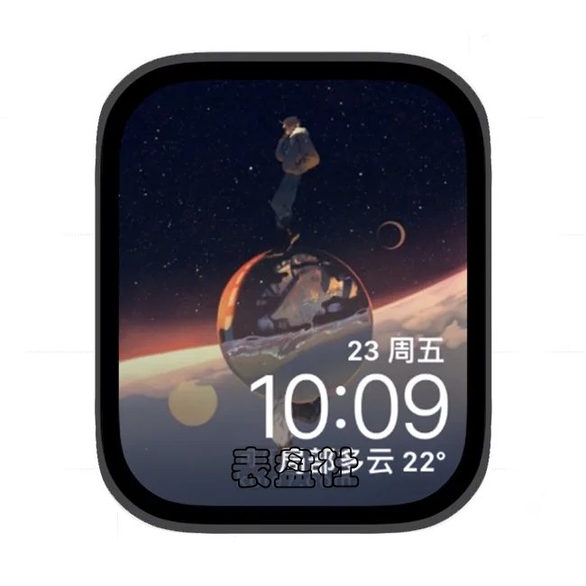 插画苹果手表iwatch壁纸表盘
