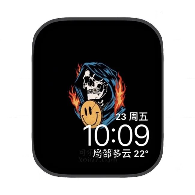 插画苹果手表iwatch壁纸表盘