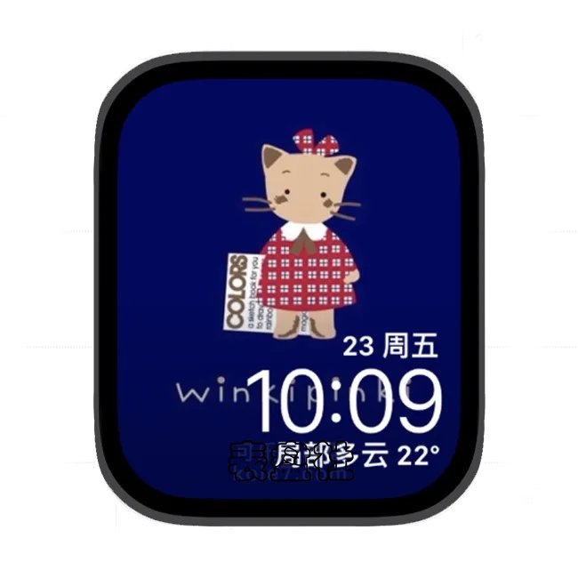装扮猫苹果手表iwatch壁纸表盘