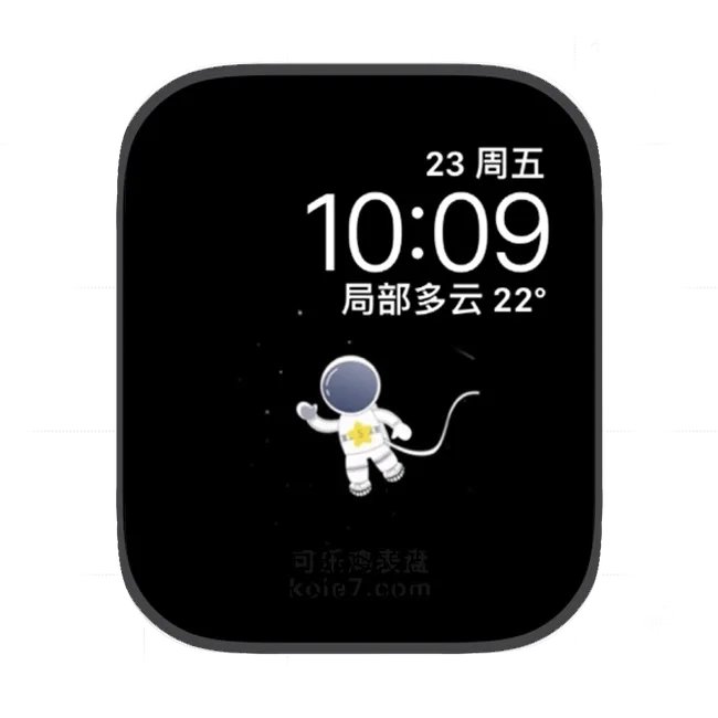 太空人苹果手表iwatch壁纸表盘