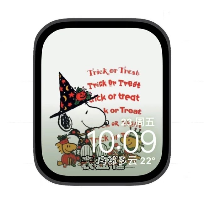 圣诞节史努比苹果手表iwatch壁纸表盘