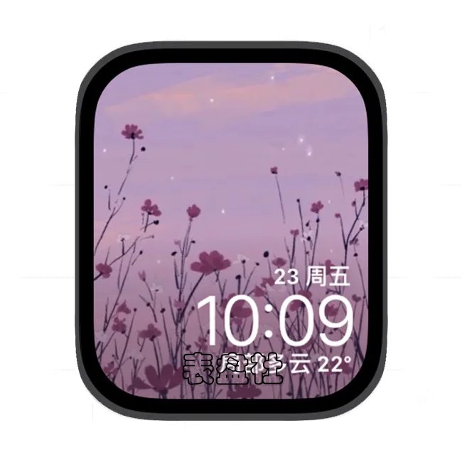 插画苹果手表iwatch壁纸表盘