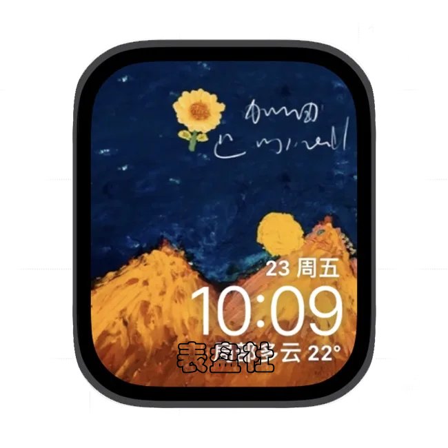 插画苹果手表iwatch壁纸表盘
