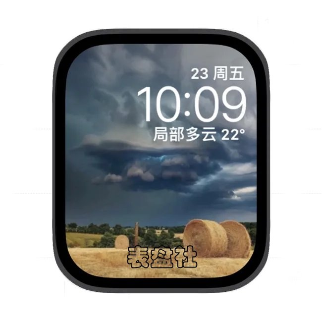 旷野天气苹果手表iwatch壁纸表盘