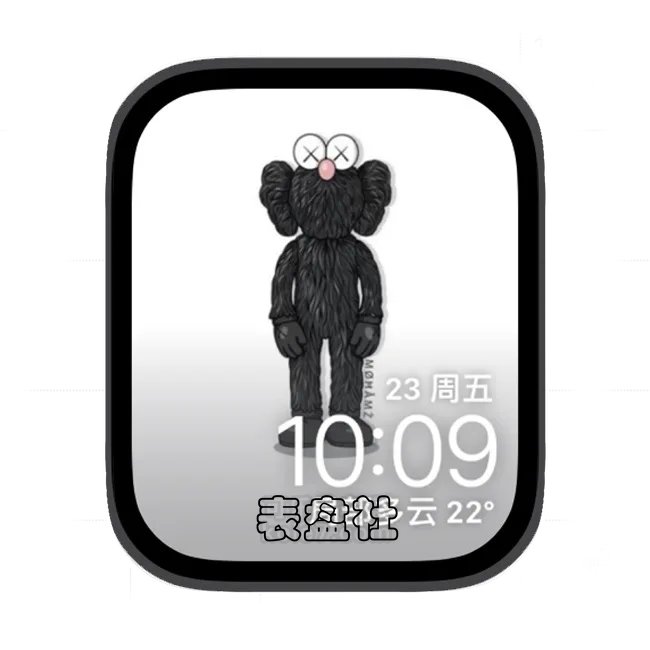 沮丧熊苹果手表iwatch壁纸表盘