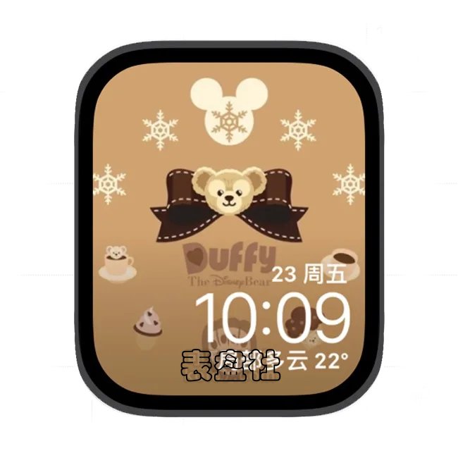 插画苹果手表iwatch壁纸表盘