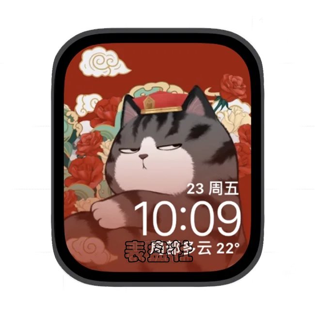 抖音犯困猫苹果手表iwatch壁纸表盘