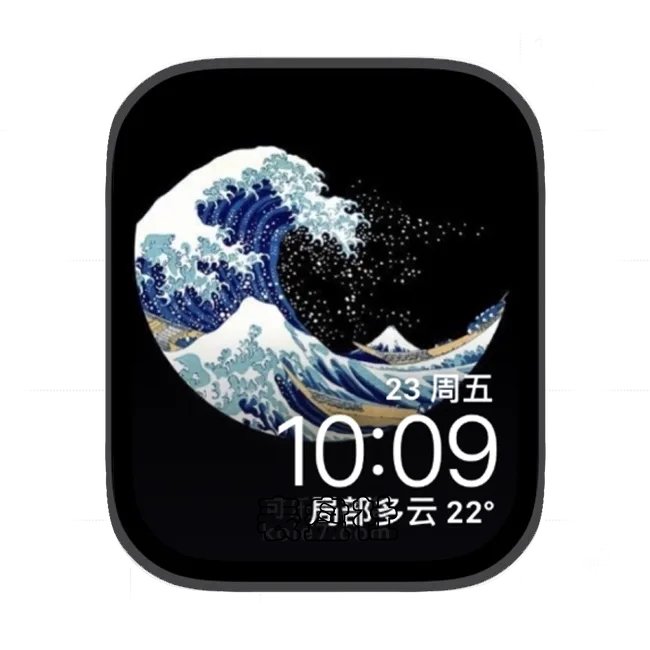 插画苹果手表iwatch壁纸表盘