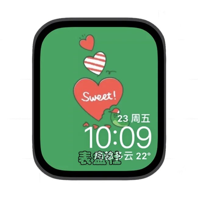 插画苹果手表iwatch壁纸表盘