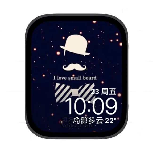 插画苹果手表iwatch壁纸表盘