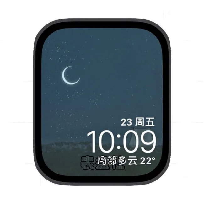 插画苹果手表iwatch壁纸表盘