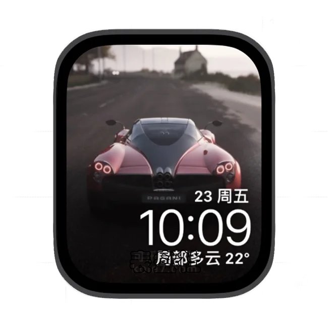 跑车苹果手表iwatch壁纸表盘