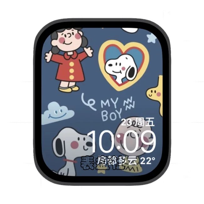 史努比苹果手表iwatch壁纸表盘