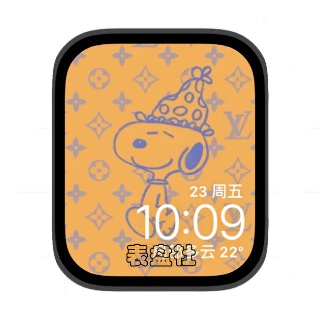 路易威登史努比苹果手表iwatch壁纸表盘