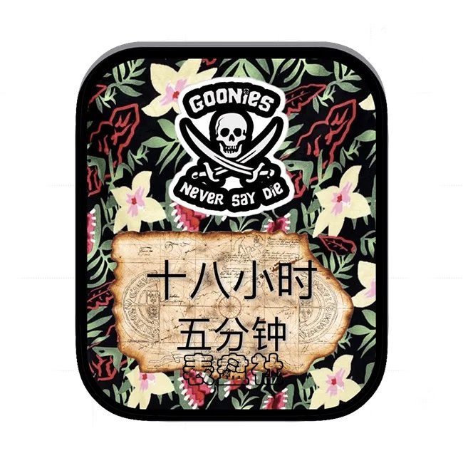 骷髅头花底西方古文时间表盘