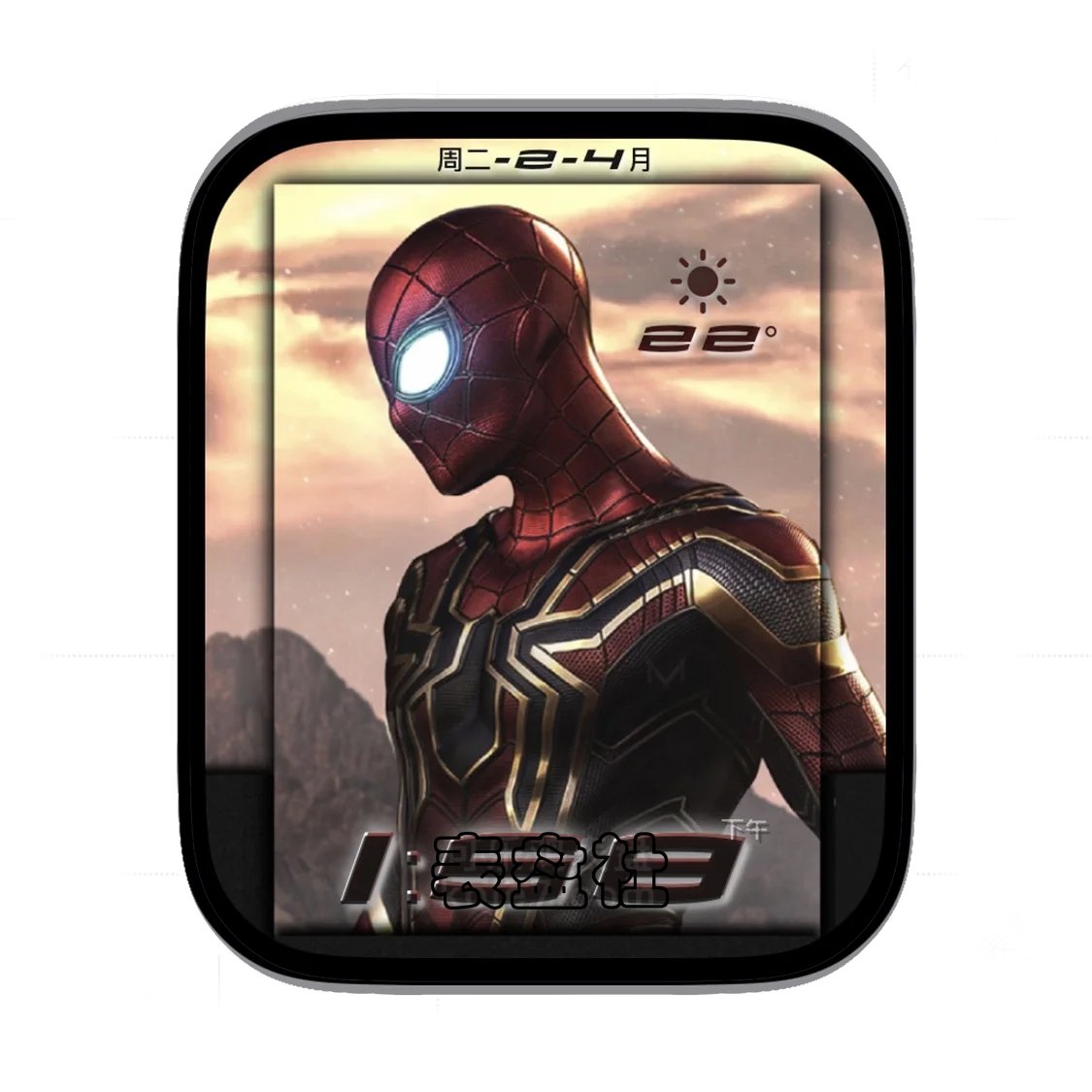 Spider-Man蜘蛛侠简约数字表盘