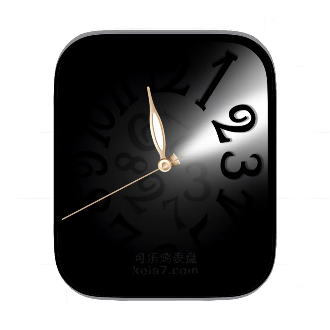 SpotLight聚光灯时分简约数字表盘