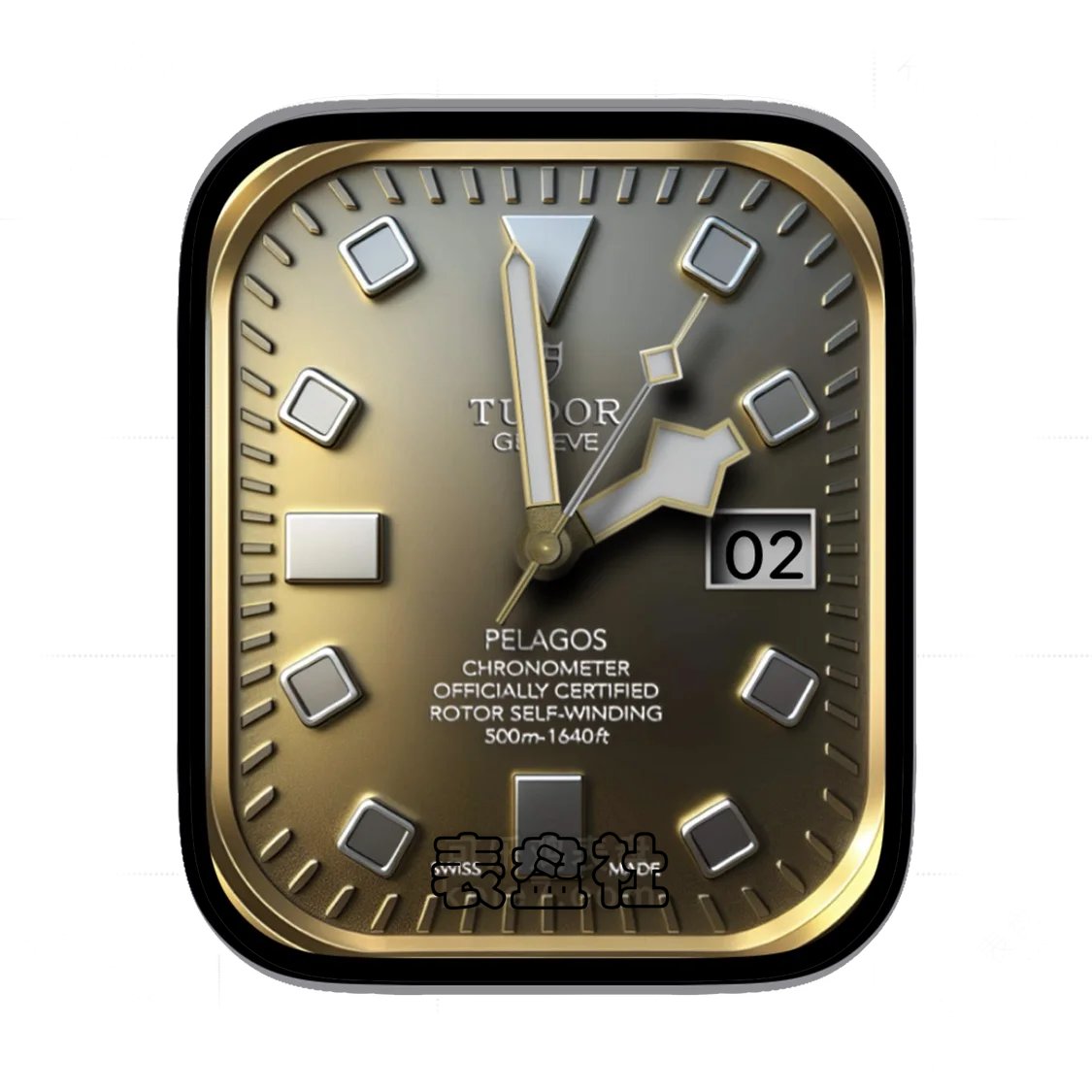 TUDOR帝舵Pelagos系列液态金属质感简约年历表盘