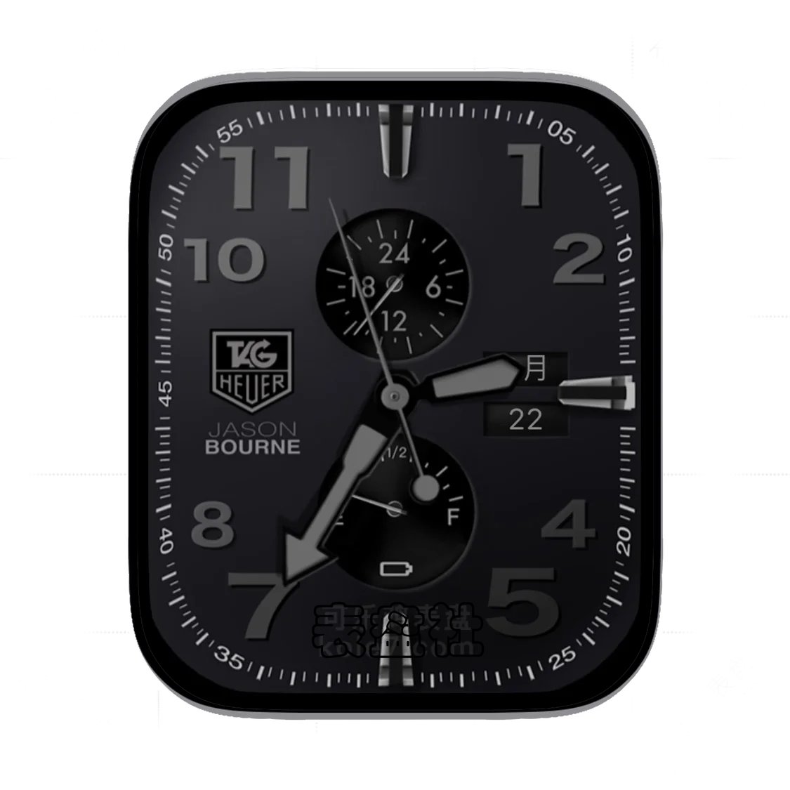 TAG Heuer 泰格豪雅酷黑双盘式Ultra专用表盘