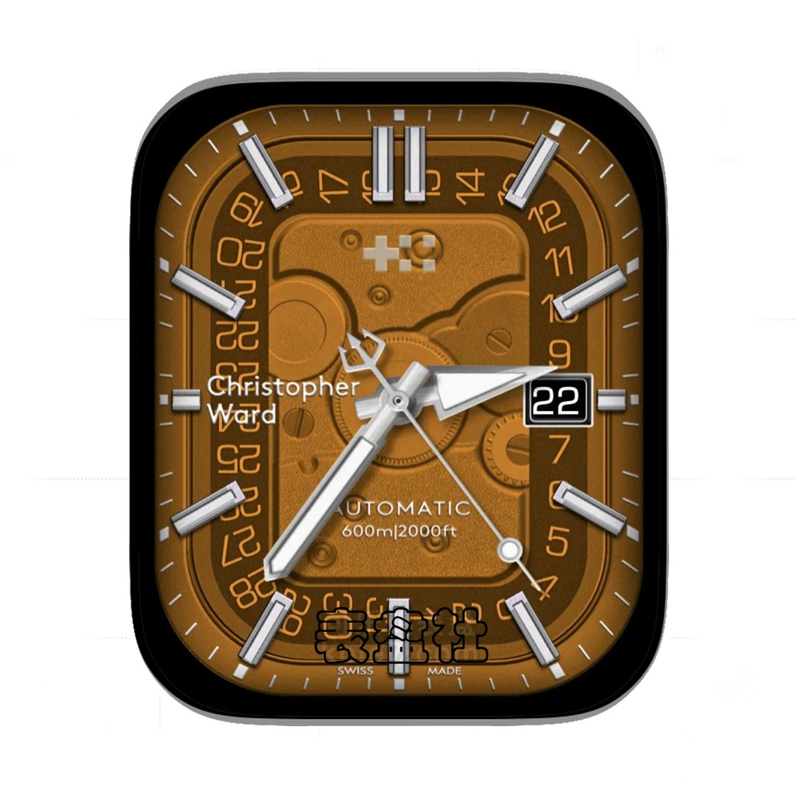 Christopher Ward克里斯托弗·沃德褐色底年历Ultra专用表盘