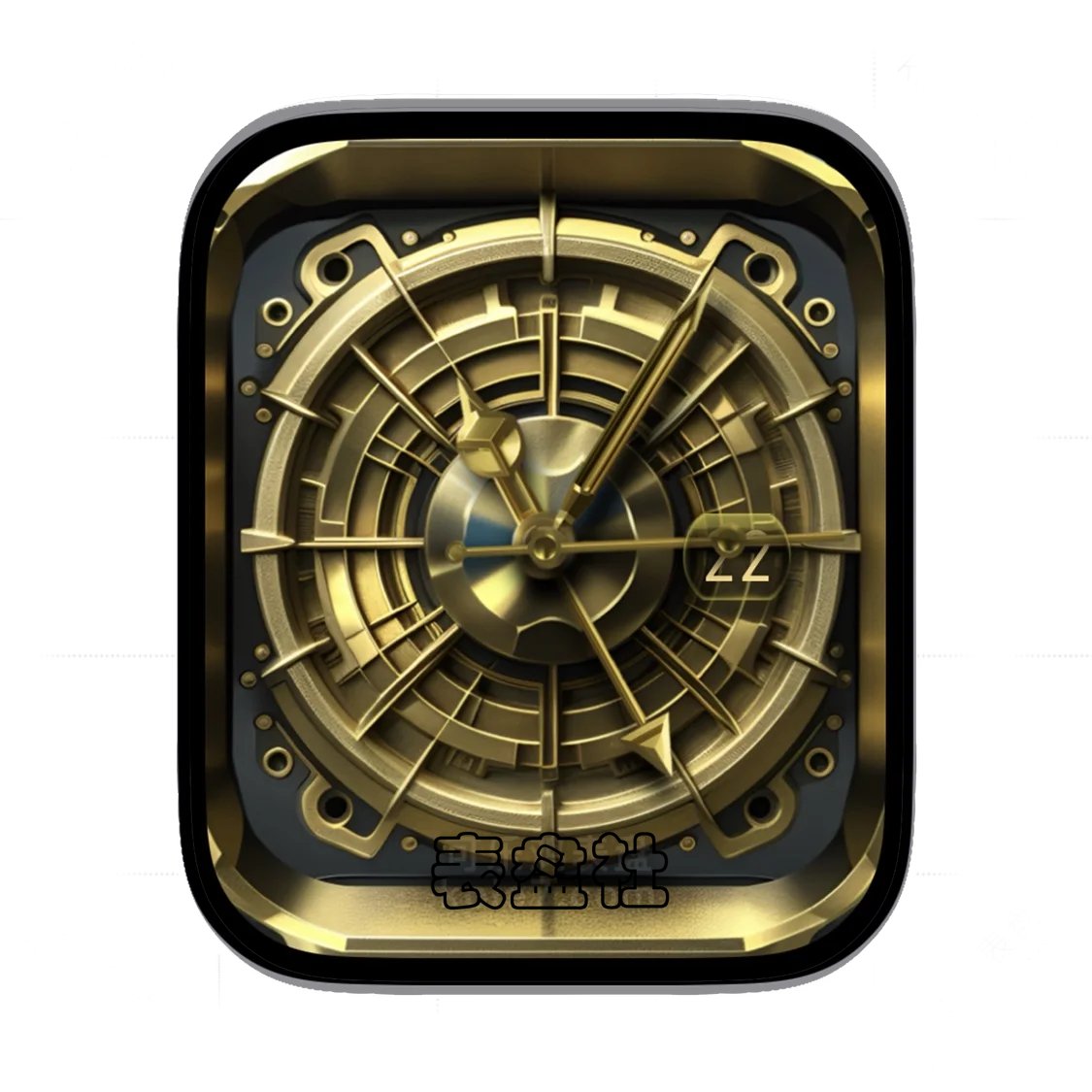 复古黄金高级金属质感表盘