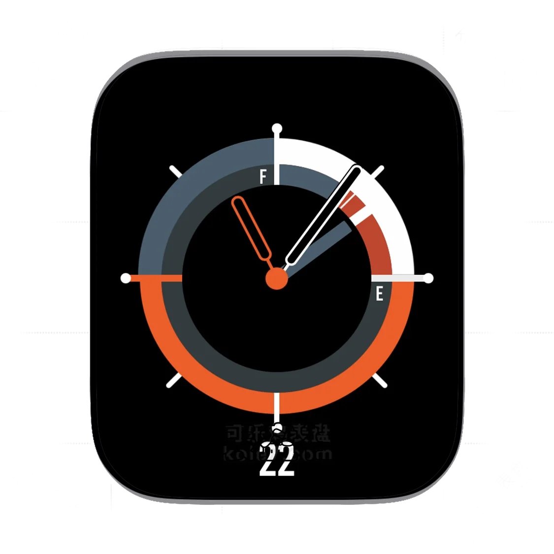 船舵多拼色简约表盘