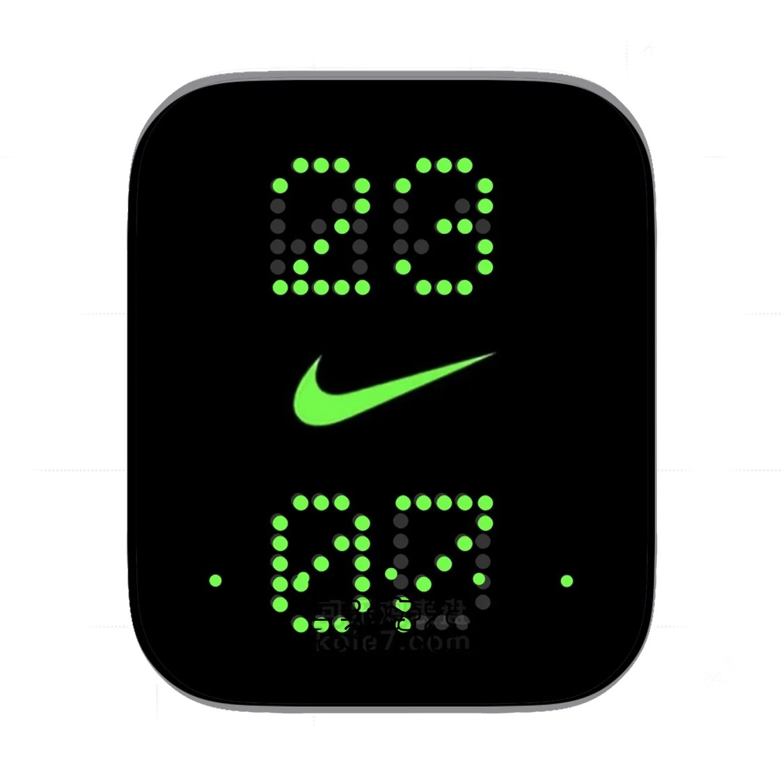 Nike耐克简约荧光绿时分表盘