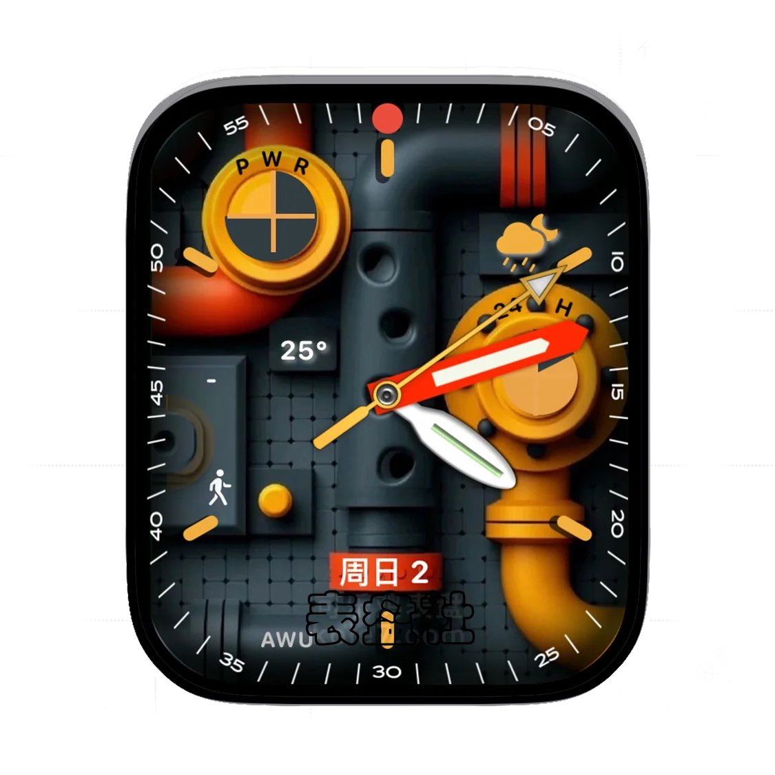 3D消防管道复杂功能显示Ultra专用表盘