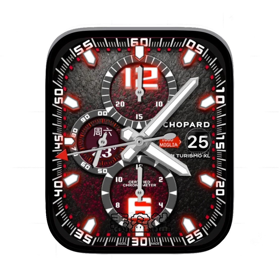 CHOPARD萧邦三盘式年历Ultra专用表盘
