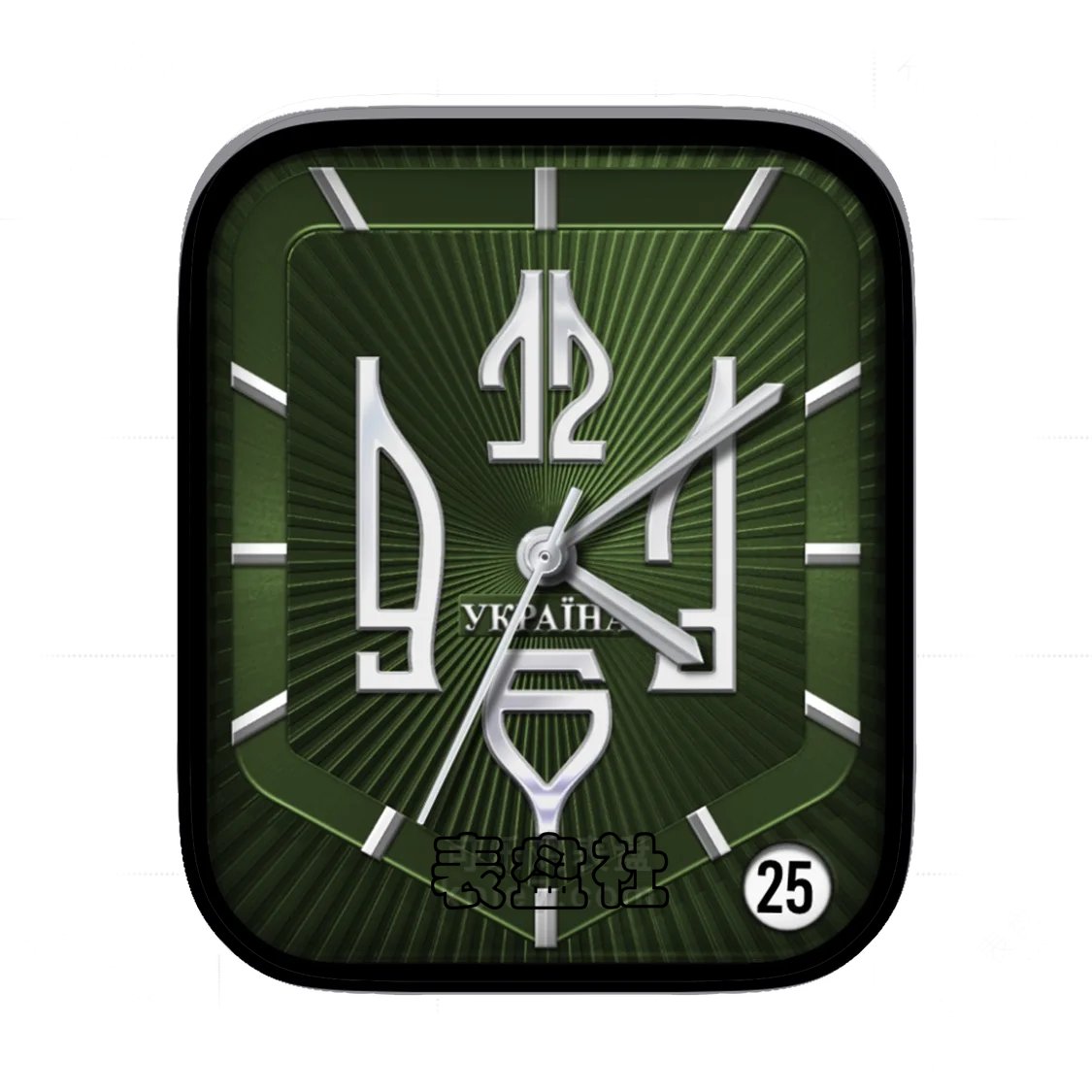 KLEYNOD墨绿放射状简约表盘