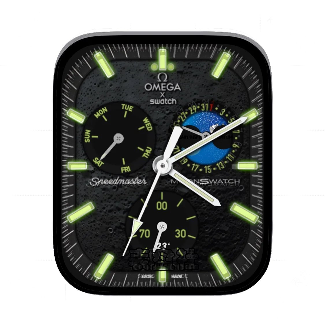 Omega欧米茄月球表盘三盘式Ultra专用表盘