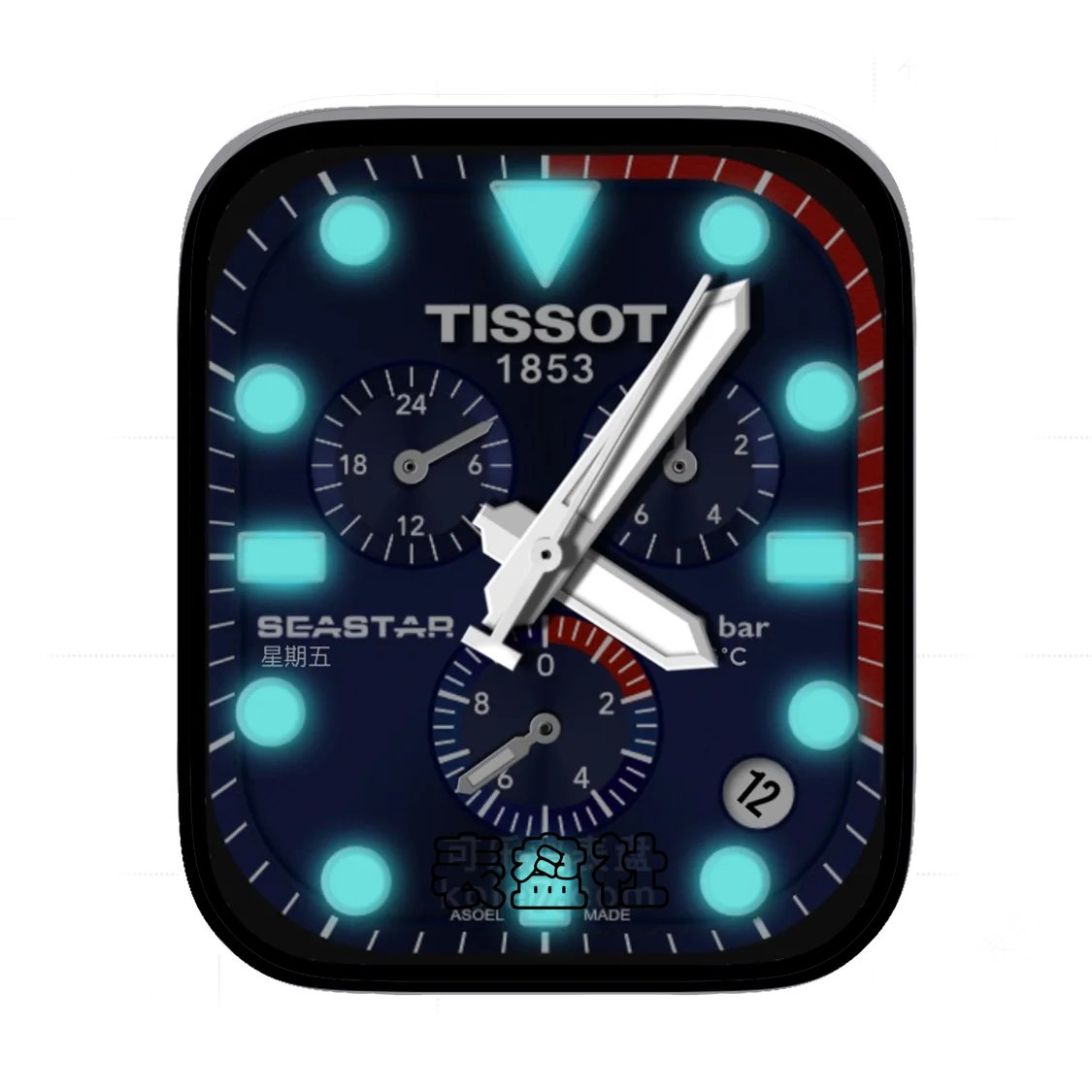 tissot天梭昼夜变化Ultra专用表盘