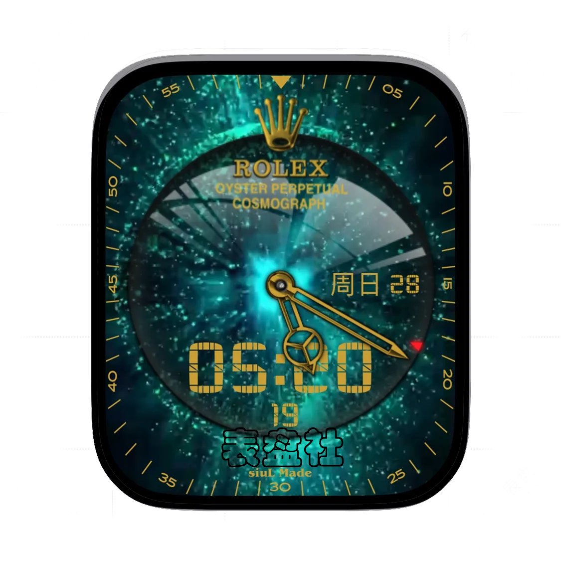 ROLEX劳力士蓝盘绚丽简约数字表盘