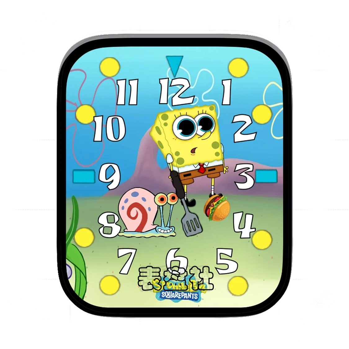 SpongeBob海绵宝宝简约数字表盘