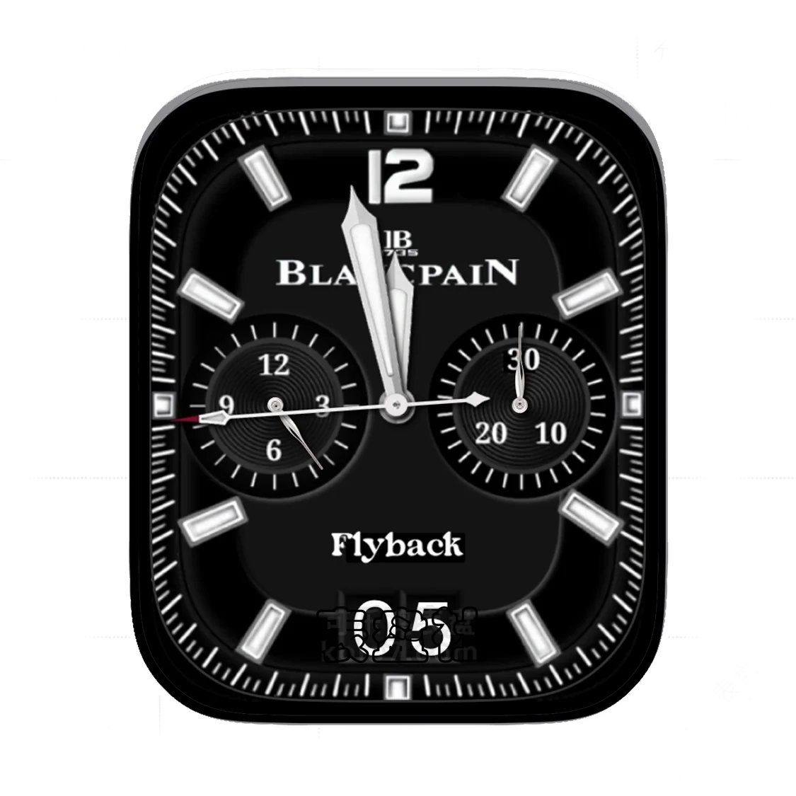 BLANCPAIN宝珀酷黑双盘式年历Ultra专用表盘